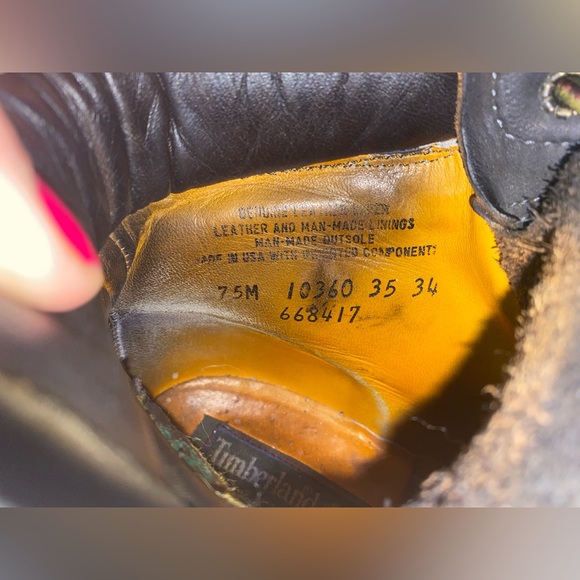 🇺🇸 Vintage 1980’s Timberland Leather Hiking Boots - Picture 11 of 14